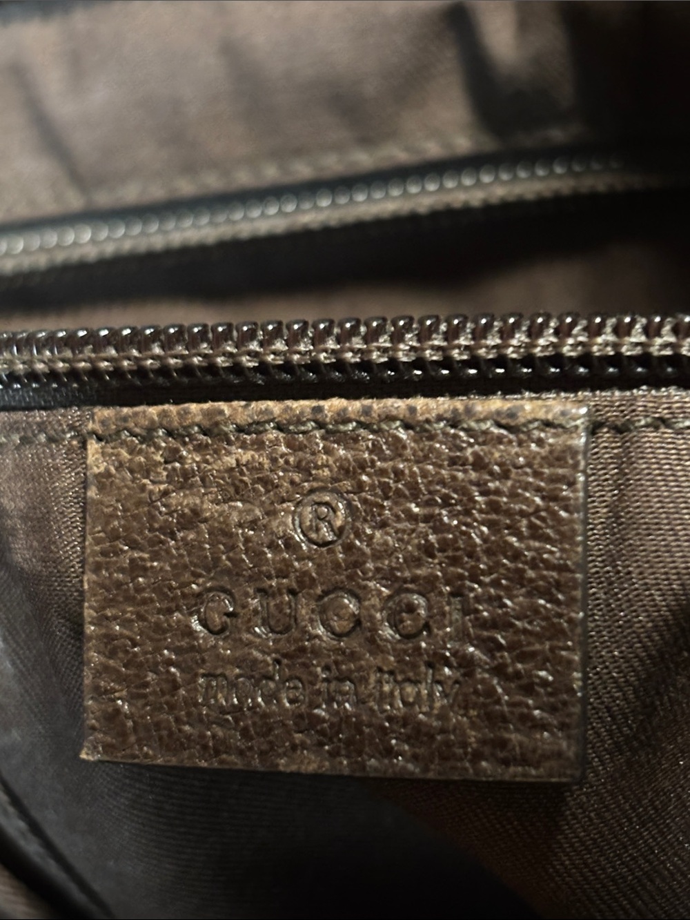 Gucci Tan GG Canvas Messenger with Green and Red Web Strap - Picture 6 of 12